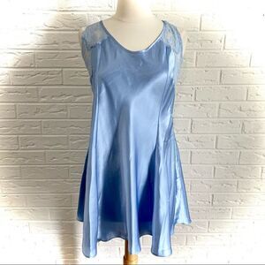 NWT Victoria’s Secret Y2K Blue Slip Gown Size Large